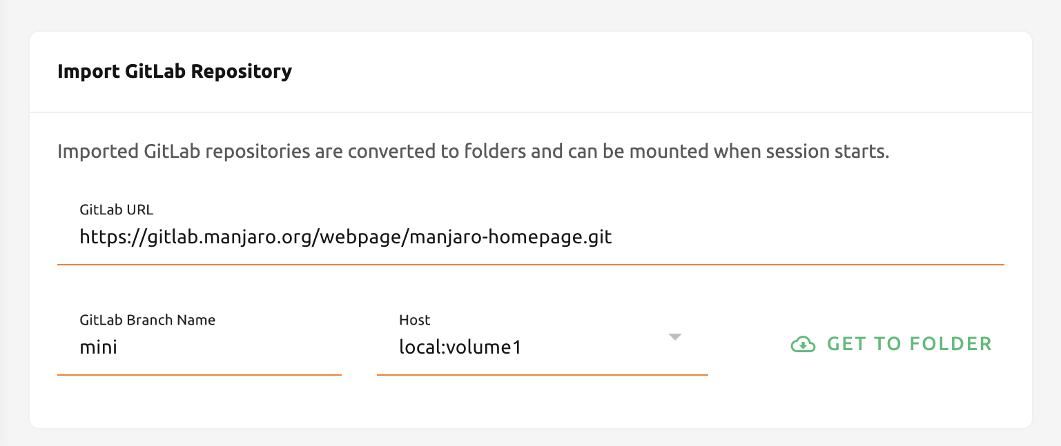 Import GitLab repository